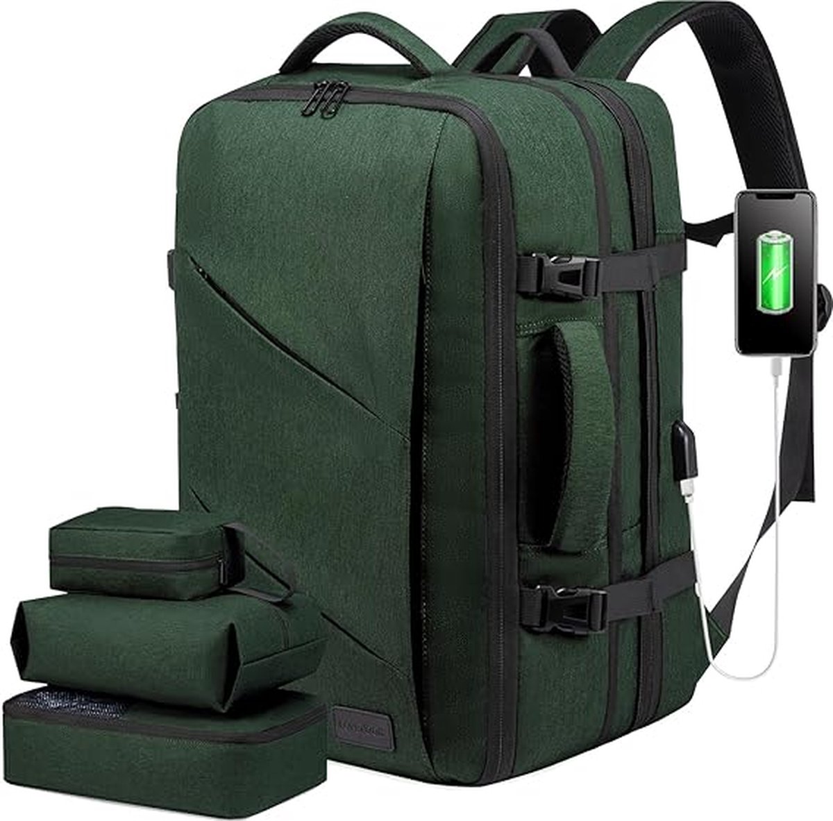 50L Waterdichte Extra Grote Reis Laptoprugzak met USB-poort 50L Waterdichte Extra Grote Reis Laptoprugzak met USB-poort