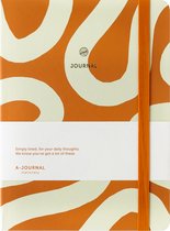 Carnet A-Journal A5 - Hardcover - Oranje Flow - Ligné
