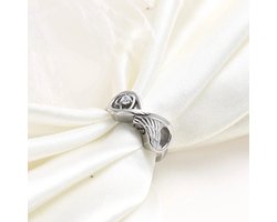 Donley - As ring - urn ring - crematie ring - gedenkring - urn - hart - dieren - ring voor as - memorial ring - ring overledene - ring voor gecremeerd as - Rouwsieraden - As hangers - As-hangers - Asring - persoonlijk gedenksieraden - Wings asring