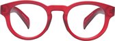 ™Monkeyglasses Aarhus 26 Rouge mat BLC + 0- Lunettes de lecture - Lunettes lumière Blauw - 100% Upcycled - Design danois