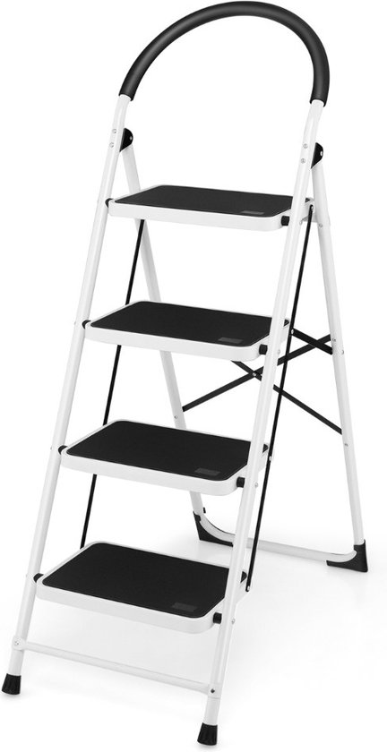 Coast Ladder Opvouwbaar 4-traps Ladder met draagvermogen van 150 kg - 46,5  x 90 x 135,5 cm | bol