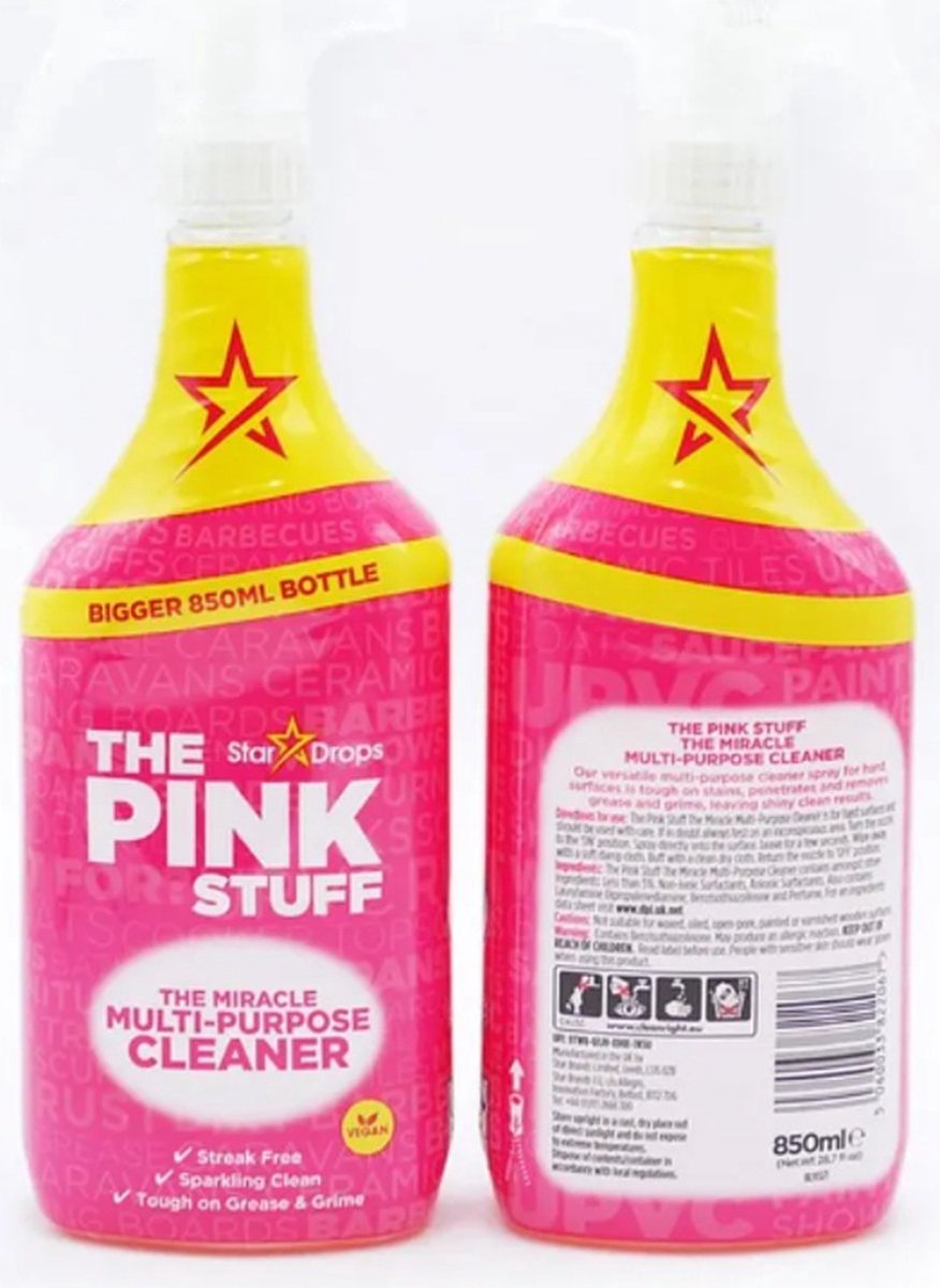 The Pink Stuff | Allesreiniger | 850 ml | Voordeel verpakking | Surface cleaner| - Voordeelverpakking 24 stuks