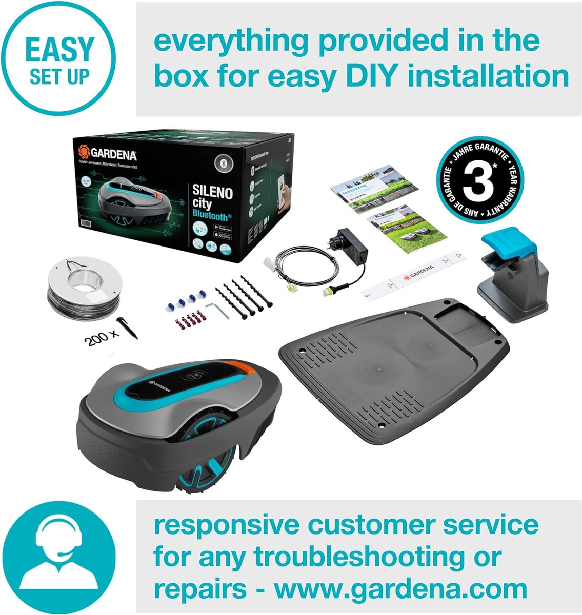 Afbeelding 2 van Gardena robotmaaier SILENO city 600 m²