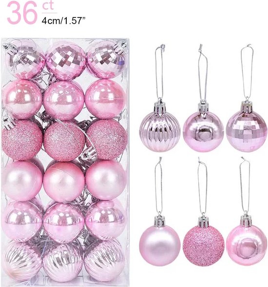Kerstballen 36 stuks Kerstversiering Kerst Feestdagen