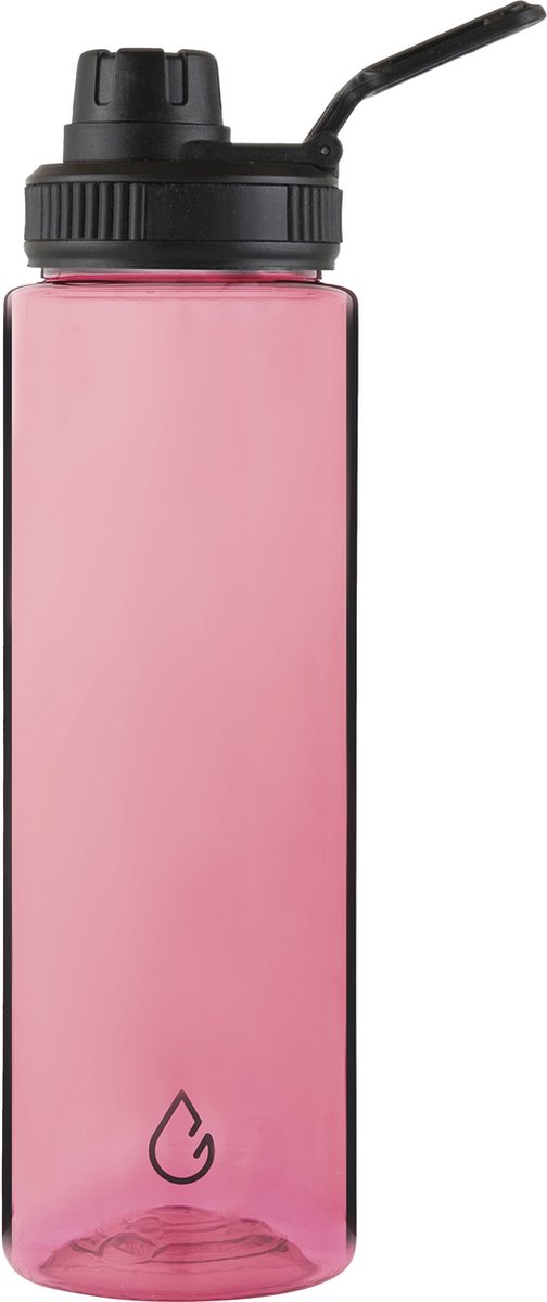 Wattamula waterfles 700 ml roze - extra goed afsluitbaar - drinkfles - sport - waterflessen