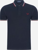 Fred Perry - Polo M3600 Navy T55 - Slim-fit - Heren Poloshirt Maat 3XL
