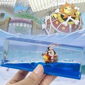 Living by ROKA® Thousand Sunny boot | One Piece | Piratenschip | Monkey D. Luffy | Straw hat pirates | Red Anime film | Franky en The Galley-La Company | Lion's head | Anime | Cosplay | Halloween | Decoratie | Acrylboot | Boot in glas