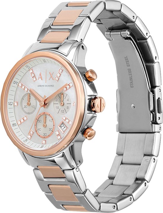 Armani Exchange Women Chronograph Quartz Watch Lady Banks