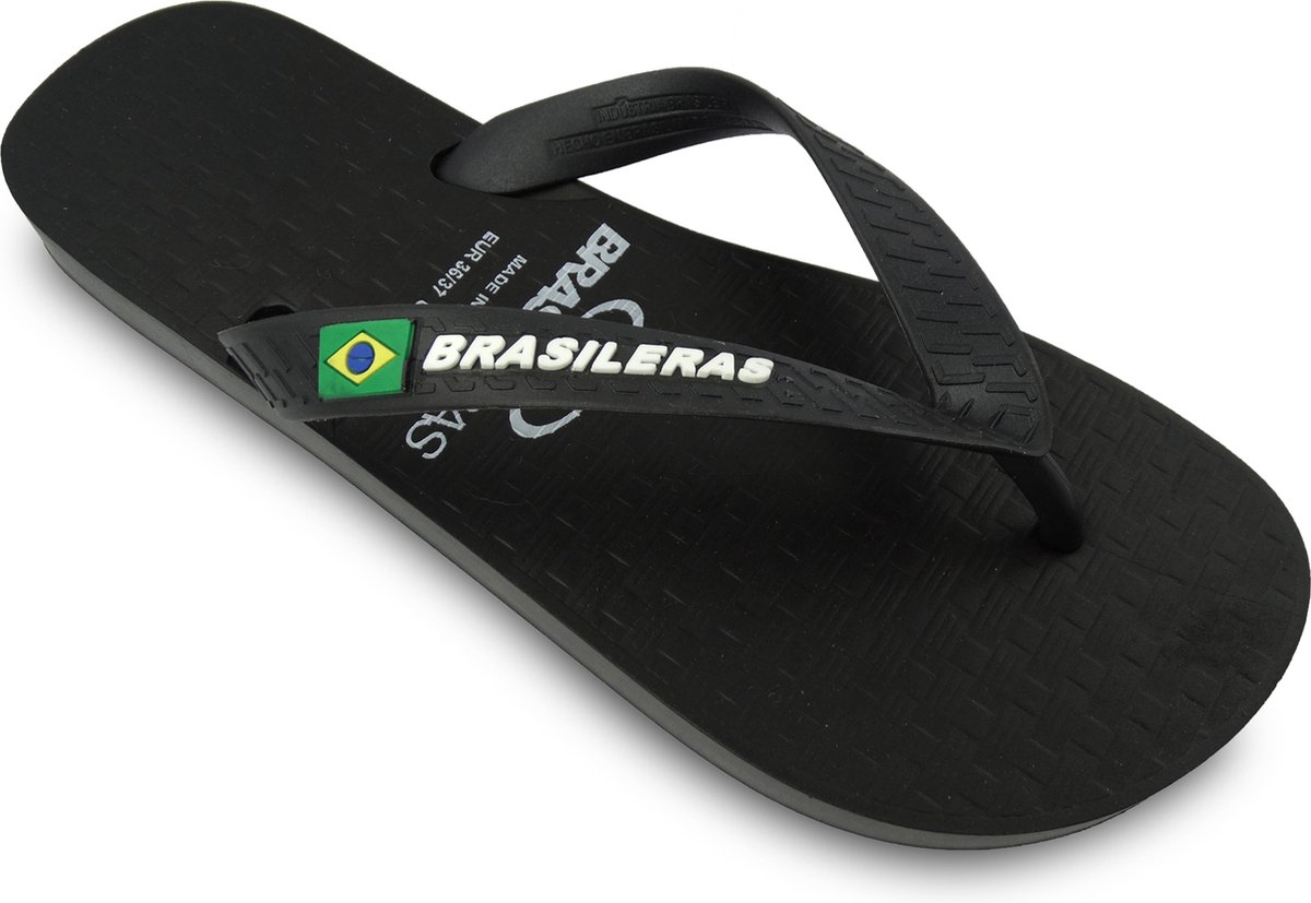 Brasileras Slippers Unisex- Zwart