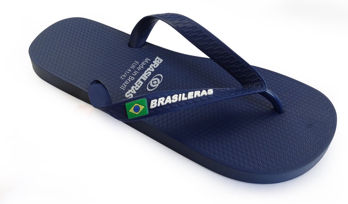Brasileras Slippers Heren- marineblauw- 43/44