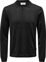 ONLY & SONS ONSWYLER LIFE REG 14 LS POLO KNIT NOOS Heren Trui - Maat L
