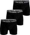 Björn Borg boxer short Essential (pack de 3) - boxer homme longueur normale - noir - Taille : M
