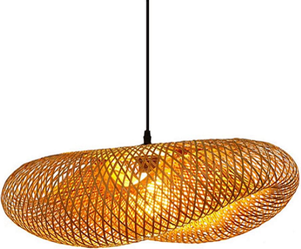 Hanglamp Rione - Bamboe - bruin - E27 fitting - 6 watt - 3000K