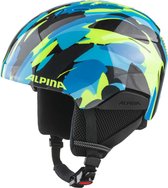 Alpina Pizi Junior Skihelm 2023 - Neon-Blue Green Gloss | Maat: 51 - 55 cm