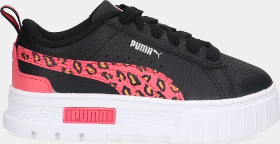 PUMA Mayze Wild Black/Electric Blush kleuter sneakers