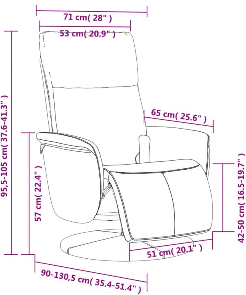 Afbeelding 3 van vidaXL Massagestoel Verstelbaar Kunstleer Zwart met