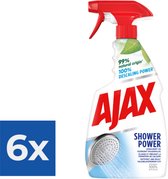 Ajax Spray Shower Power - 750 ml - Voordeelverpakking 6 stuks