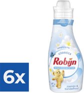 Robijn Wasverzachter Jasmijn en Sandelhout 750 ml - Voordeelverpakking 6 stuks