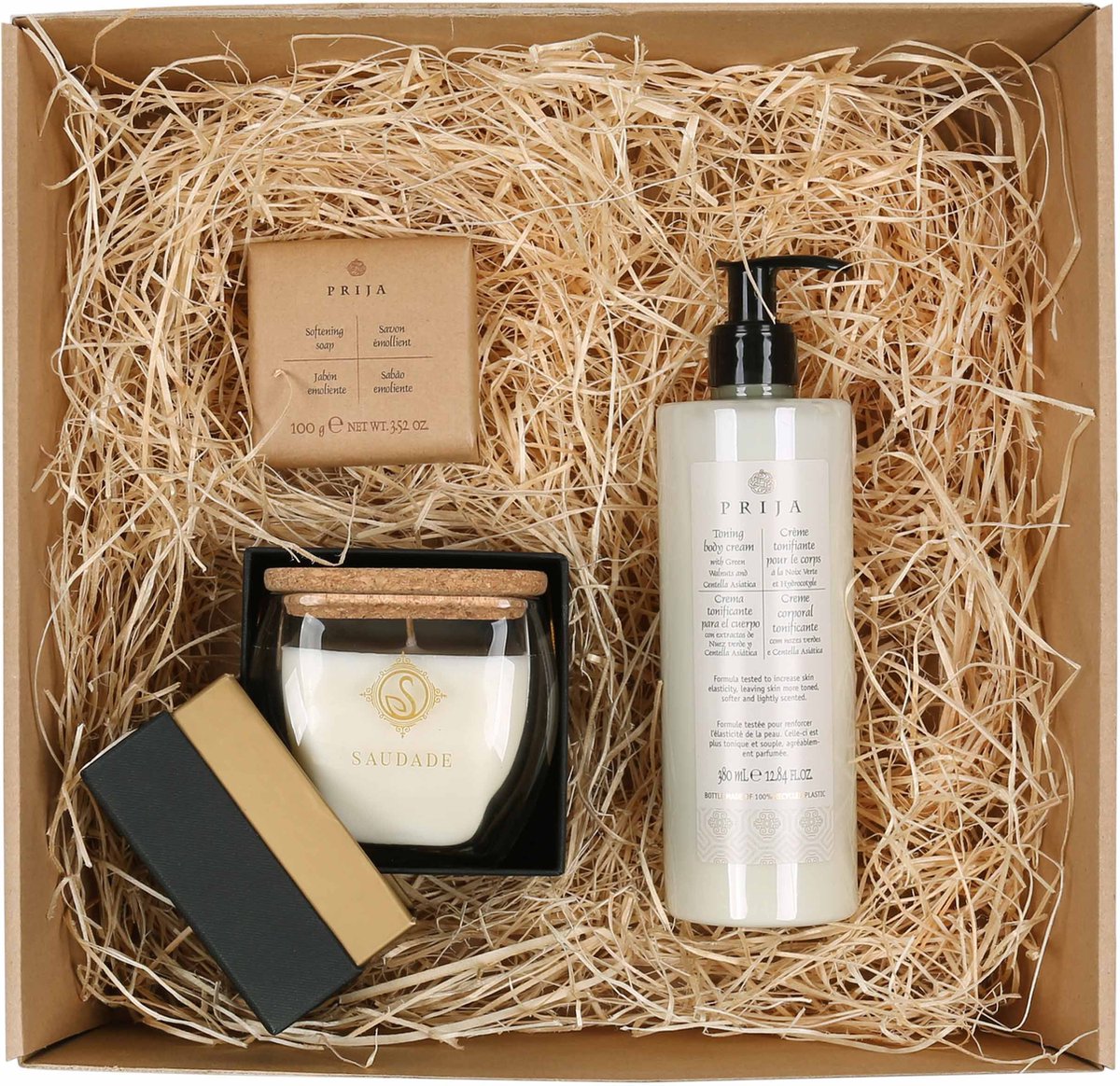 Goedkoopste Exclusieve Geschenkset voor Vrouwen Kaars, Tonifiërende Crème, Zeepblok