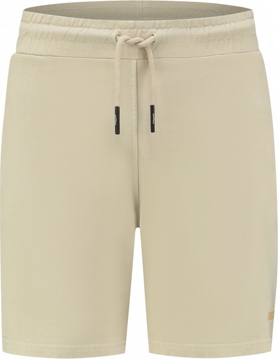 Ballin Amsterdam - Heren Regular fit Shorts Sweat - Sand - Maat XXL