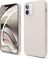 Silicone Case Compatibel met iPhone 12 Mini hoes (5,4"), hoogwaardige siliconen, rondom bescherming mobiele telefoon: 3-laagse structuur beschermhoes
