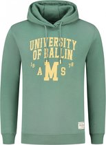 Ballin Amsterdam - Heren Regular fit Sweaters Hoodie LS - Forest Green - Maat M