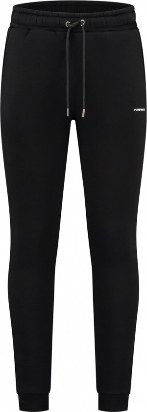 Purewhite - Heren Regular fit Pants Sweat - Black - Maat XL