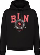 Ballin Amsterdam - Heren Oversized fit Sweaters Hoodie LS - Black - Maat XS