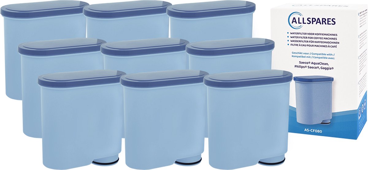 AllSpares Waterfilter (3 stuks) geschikt voor Philips Saeco CA6903/01 - CA6903/22