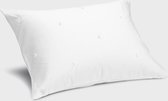 Taie d'oreiller Yumeko satin de coton blanc lune 50x70 - Bio, éco & équitable