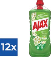 Ajax Allesreiniger Fete de Fleur Lentebloem 1 liter - Voordeelverpakking 12 stuks