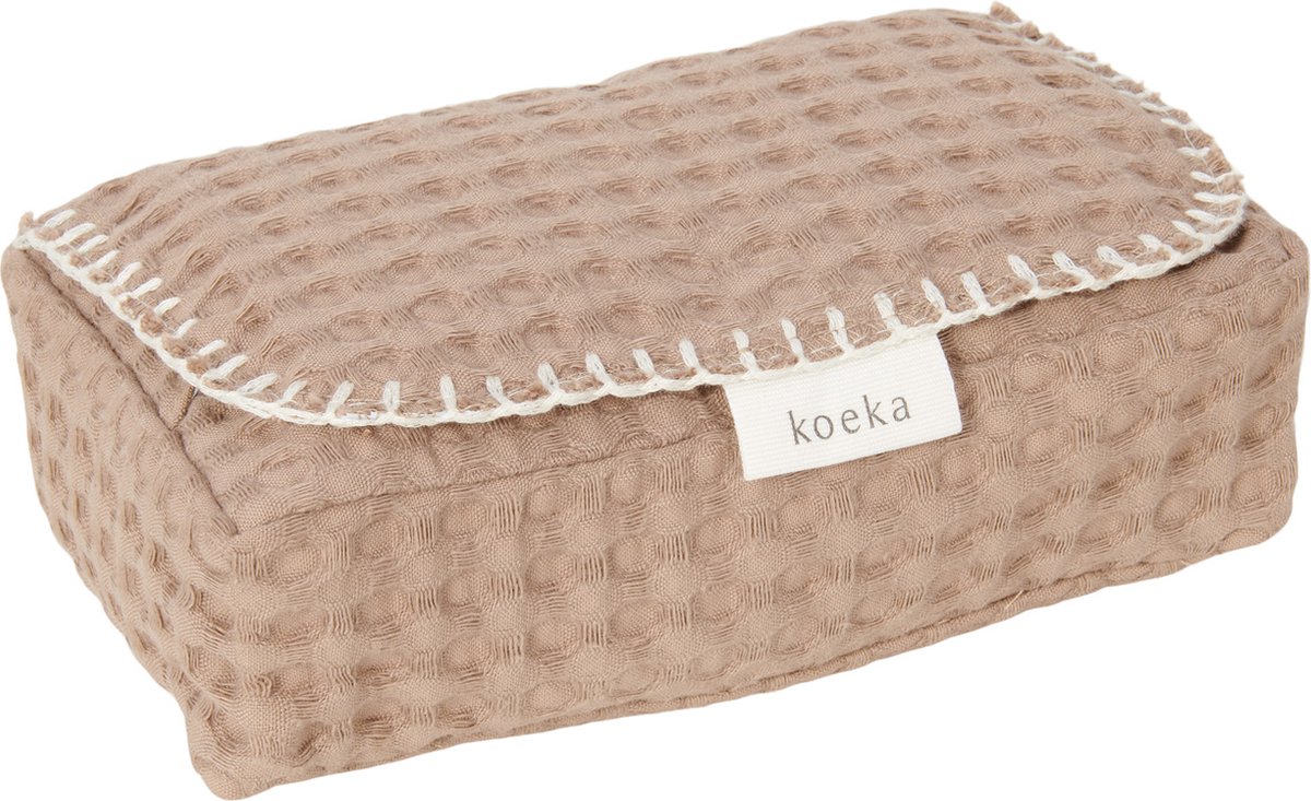 Koeka billendoekjes houder Antwerp - wafelstof - bruin