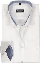 ETERNA comfort fit overhemd - popeline - wit (contrast) - Strijkvrij - Boordmaat: 42