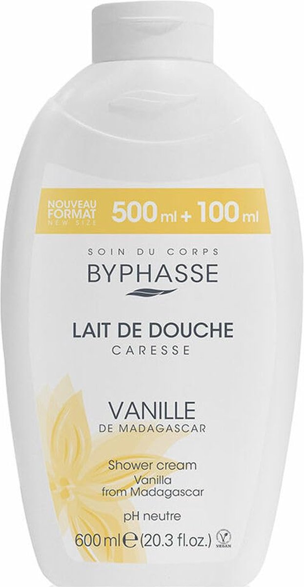 Douchegel Byphasse Caresse Vanille 600 ml