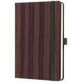 Sigel notitieboek - Conceptum - A5 - houtstructuur - punt-gelijnd - hardcover - SI-CO674