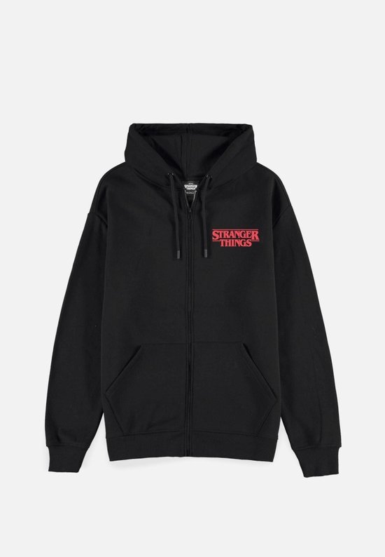 Stranger Things - Hellfire Club Hoodie met Rits