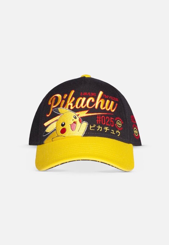 Pokémon - Pikachu Verstelbare pet - Zwart/Geel
