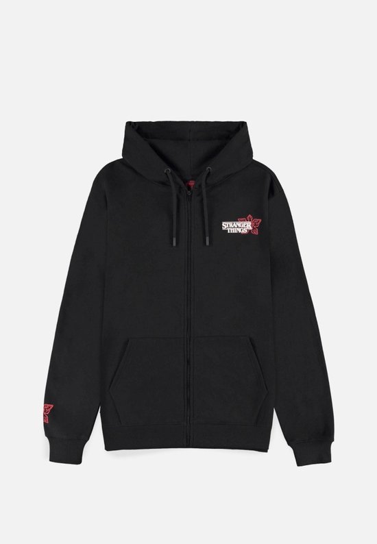 Stranger Things - Cardigan à capuche Demogorgon - 2XL - Zwart