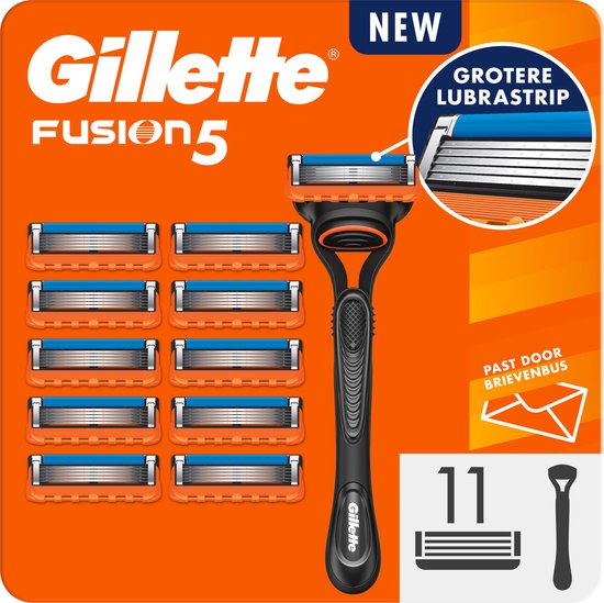 Gillette Fusion5 - 1 Scheermes Voor Mannen - 11 Scheermesjes - Brievenbusverpakking