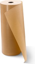 Papier Kraft durable op rol - 0 x 285 mètres - Rouleau de papier Kraft - Papier d'emballage op rol - Rouleau de papier craft - Marron