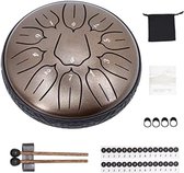 Steel Tongue Drum - Handpan Drum - Hangdrum - D-toets (11 noten)