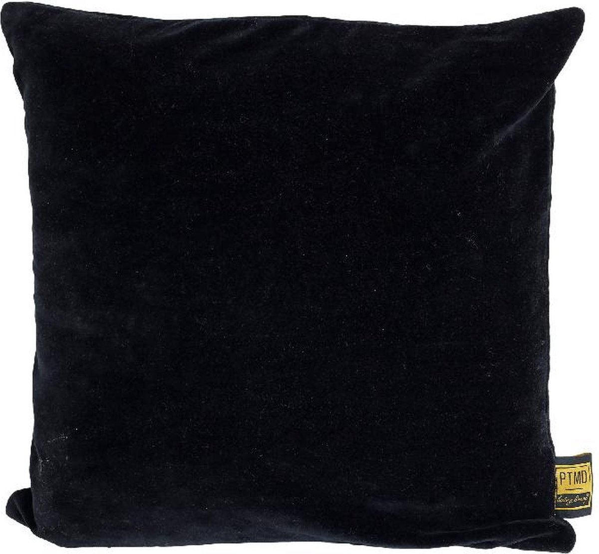 PTMD Sierkussen Floo - 45x10x45 cm - Katoen - Zwart