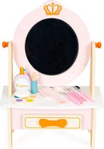 Kaptafel kind - met spiegel & accessoires - 42x16x30cm - roze