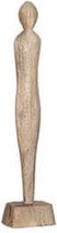 Beeld - hout beeld - naturel - decoratieve pop - by Mooss - Hoog 52cm