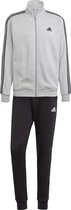 adidas Sportswear Basic 3-Stripes Fleece Trainingspak - Heren - Grijs- 2XL