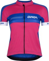ONDA Fietsshirt korte mouw dames Roze Blauw - Pro Douro - L