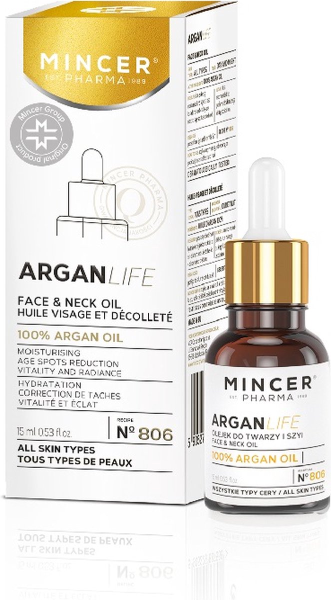 ArganLife Gezichts- en Halsolie Nr.806 15ml