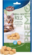 Trixie Chicken Cheese rolls - snack voor de kat - 5 zakjes van 50 gram -