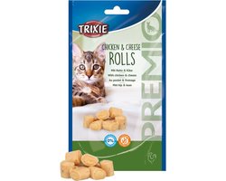 Trixie Chicken Cheese rolls - snack voor de kat - 5 zakjes van 50 gram -