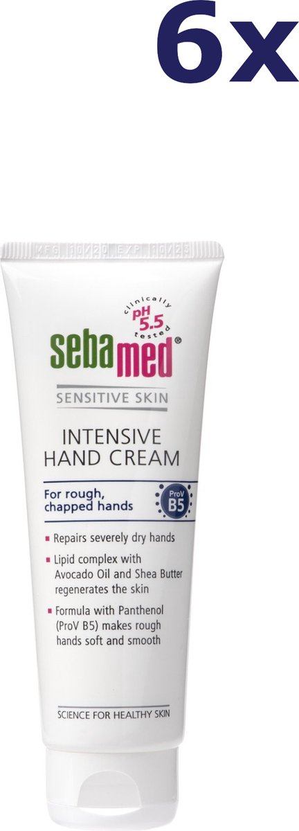 Goedkoopste 6x Sebamed Intensieve Handcrème